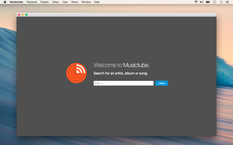 Musictube - Streaming Player 1.8 for Mac|Mac版下载 | 音乐播放器