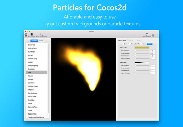 Particles for Cocos2d 2.4.4 for Mac|Mac版下载 | 粒子图案生成器