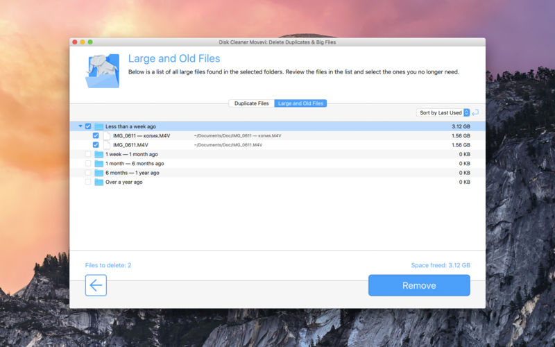 Disk Cleaner Movavi: Delete Duplicates & Big Files 1.0 for Mac|Mac版下载 | 磁盘清理软件