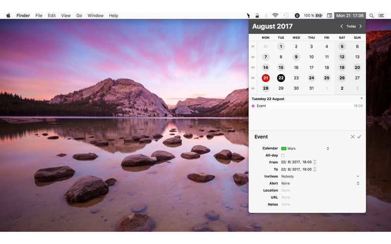 popCalendar 1.8.4 for Mac|Mac版下载 | 菜单栏上的日历软件