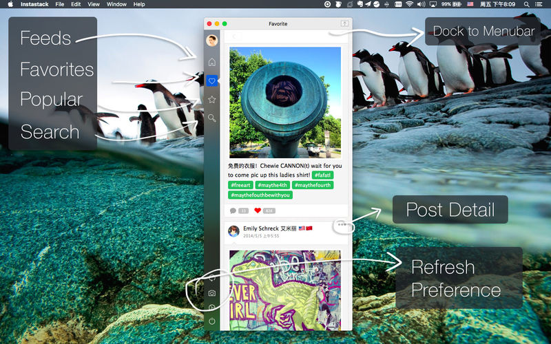 PhotoStack for Instagram 3.7.1 for Mac|Mac版下载 | Instagram第三方客户端