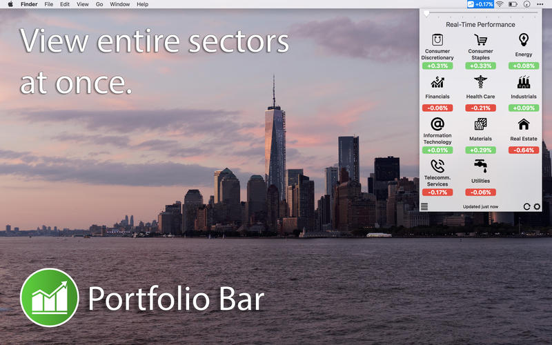 Portfolio Bar 1.2.4 for Mac|Mac版下载 | 出色的股票更新软件