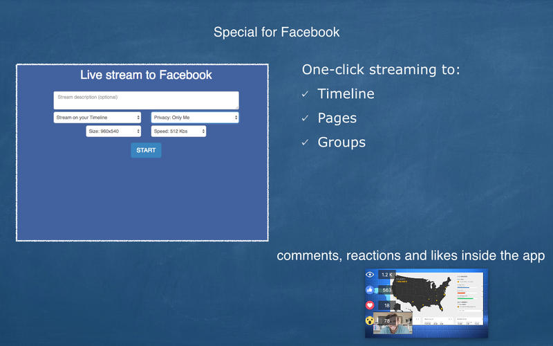 JustBroadcaster for Facebook 1.8.8 for Mac|Mac版下载 | 视频捕获应用