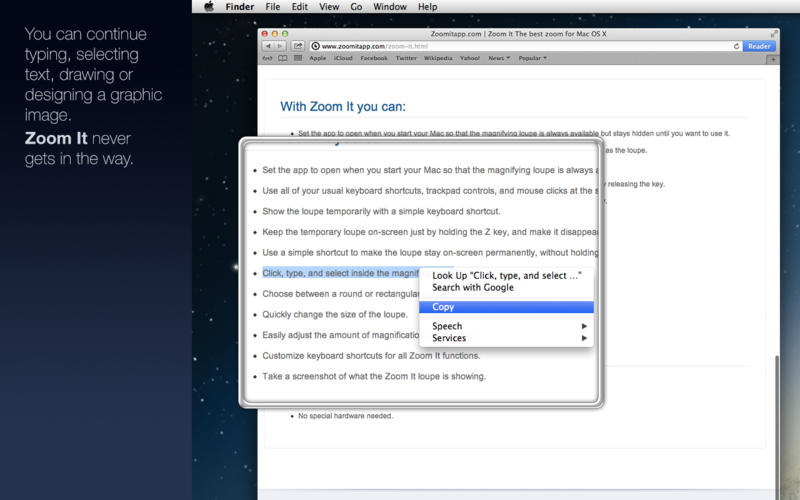 Zoom It 1.2.4 for Mac|Mac版下载 | 投影演示辅助放大镜工具