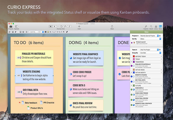 Curio Express 11.4 for Mac|Mac版下载 | 笔记思维导图应用