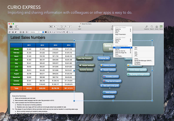 Curio Express 11.4 for Mac|Mac版下载 | 笔记思维导图应用