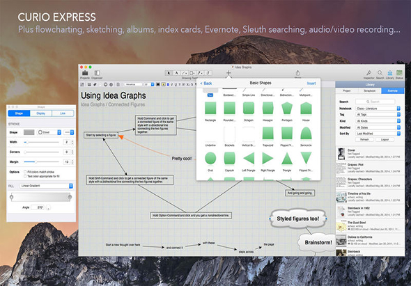 Curio Express 11.4 for Mac|Mac版下载 | 笔记思维导图应用