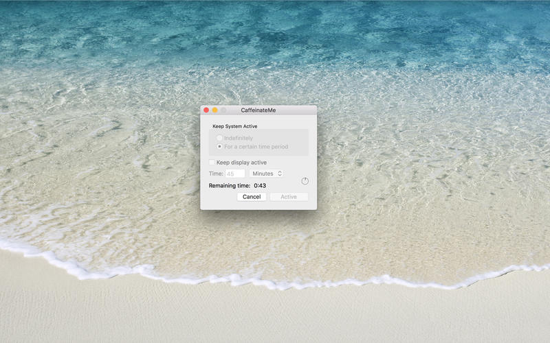CaffeinateMe 1.5.2 for Mac|Mac版下载 | 防止进入睡眠程序