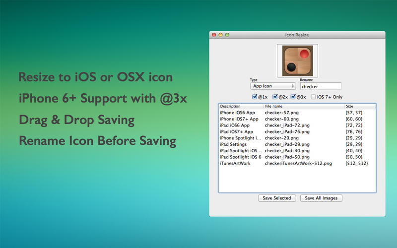 Icon Resize 1.11 for Mac|Mac版下载 | 调整iOS或Mac的图标大小