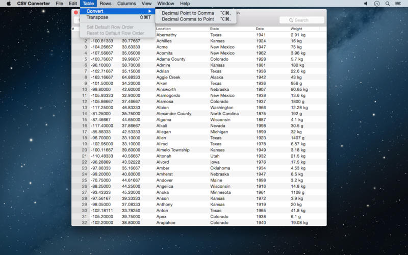 CSV Converter 1.8.3 for Mac|Mac版下载 | csv编辑应用