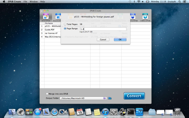 EPUB Create 2.2 for Mac|Mac版下载 | EPUB转换器