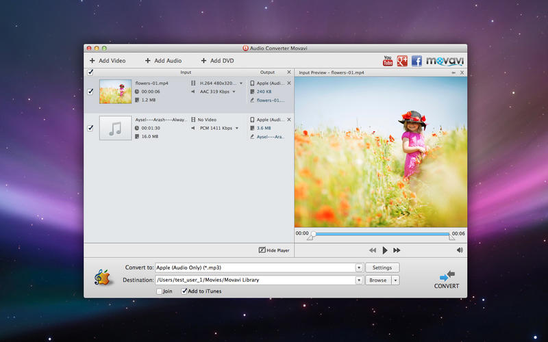 Audio Converter Movavi 1.0 for Mac|Mac版下载 | 音乐和视频转换成音频的软件
