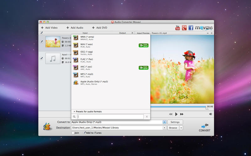 Audio Converter Movavi 1.0 for Mac|Mac版下载 | 音乐和视频转换成音频的软件