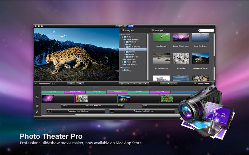 Photo Theater Pro - Slideshow Movie Maker 4.5.1 for Mac|Mac版下载 | 相册制作工具