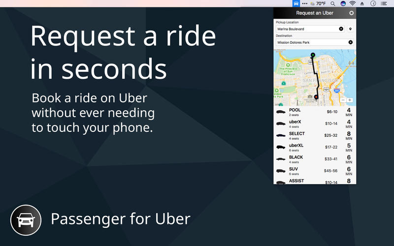 Passenger for Uber 1.0.7 for Mac|Mac版下载 | 乘车软件