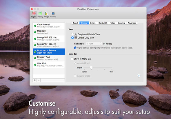 PeakHour 3 3.1.8 for Mac|Mac版下载 | 菜单栏网络实时监控工具