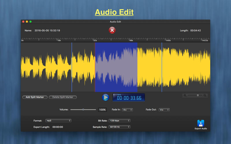 Audio Record Pro 3.3.8 for Mac|Mac版下载 | 