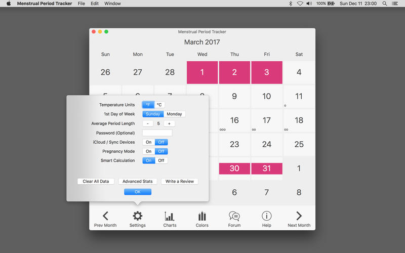 Menstrual Period Tracker and Ovulation Calendar 5.8.2 for Mac|Mac版下载 | 