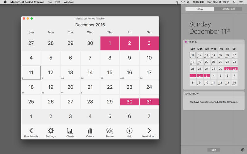 Menstrual Period Tracker and Ovulation Calendar 5.8.2 for Mac|Mac版下载 | 
