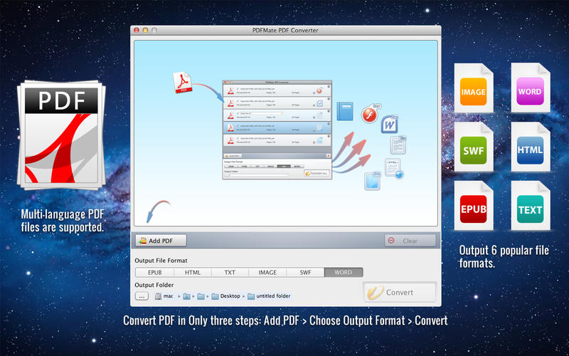 PDFMate PDF Converter 1.6.0 for Mac|Mac版下载 | 