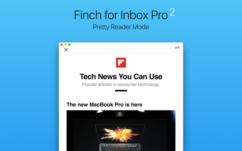 Finch for Inbox Pro 2.1 for Mac|Mac版下载 | 