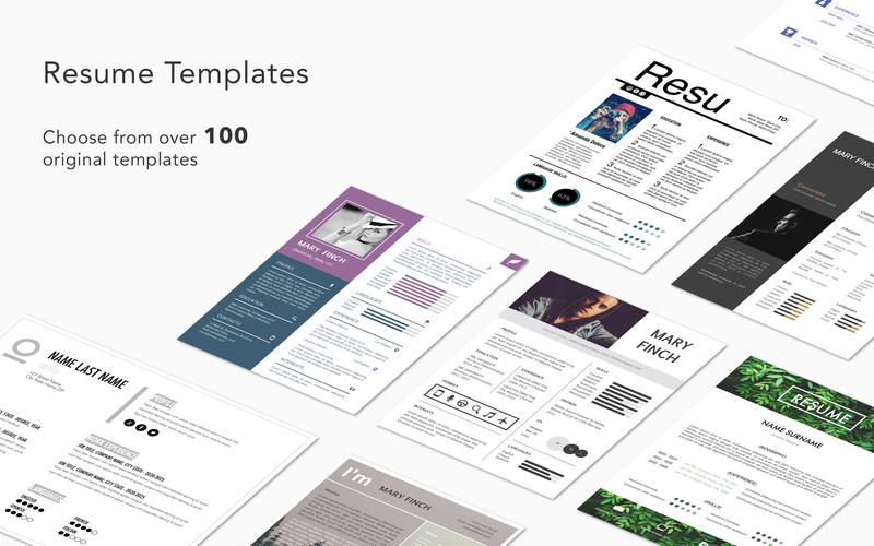 Resume Templates 1.3.0 for Mac|Mac版下载 | 
