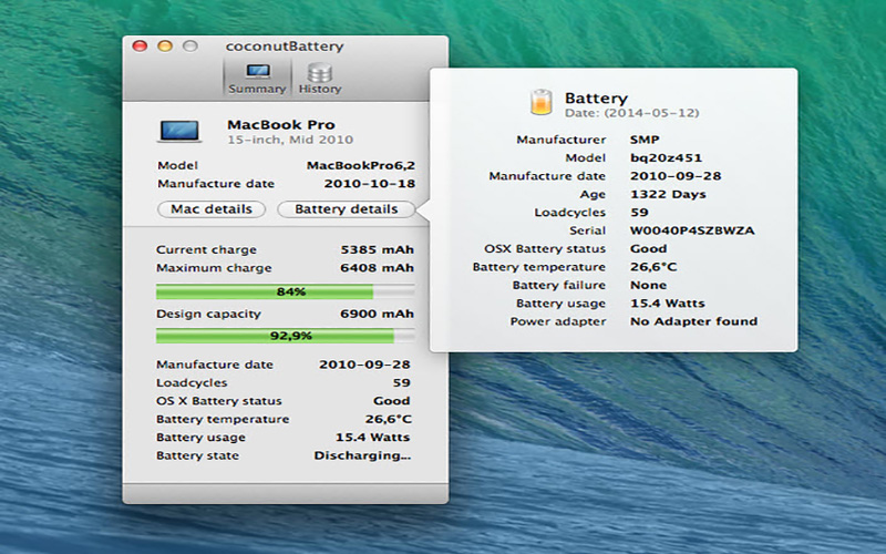 CoconutBattery 3.5 for Mac|Mac版下载 | 