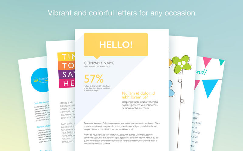 Letter Templates for Pages 4.1.2 for Mac|Mac版下载 | 