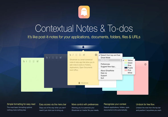 Ghostnote 1.9.6 for Mac|Mac版下载 | 待办事项和笔记应用