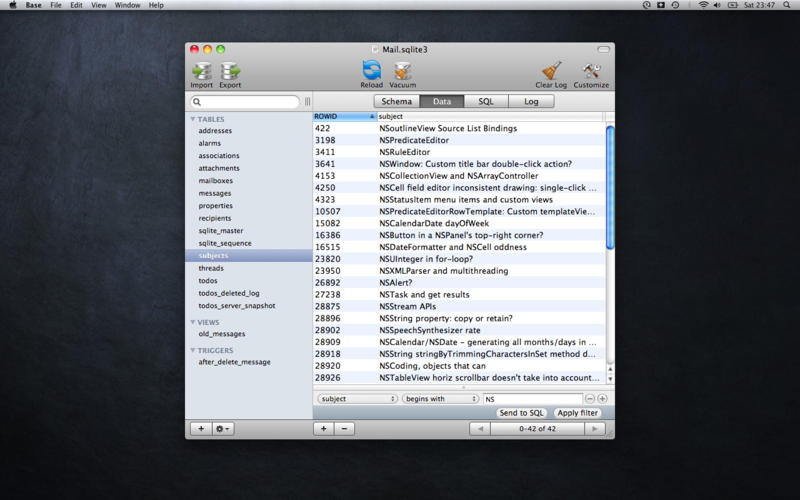 Base - SQLite Editor 2.4.10 for Mac|Mac版下载 | 