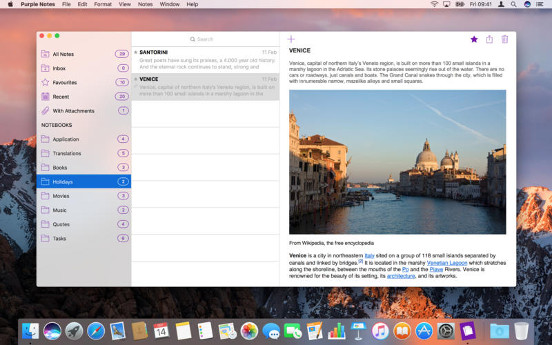 Purple Notes 4.2 for Mac|Mac版下载 | 