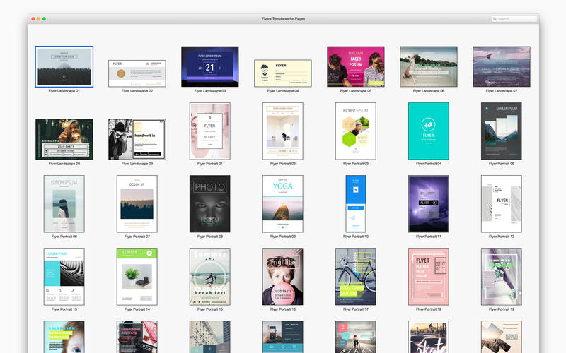 Flyers Templates for Pages 1.0 for Mac|Mac版下载 | 