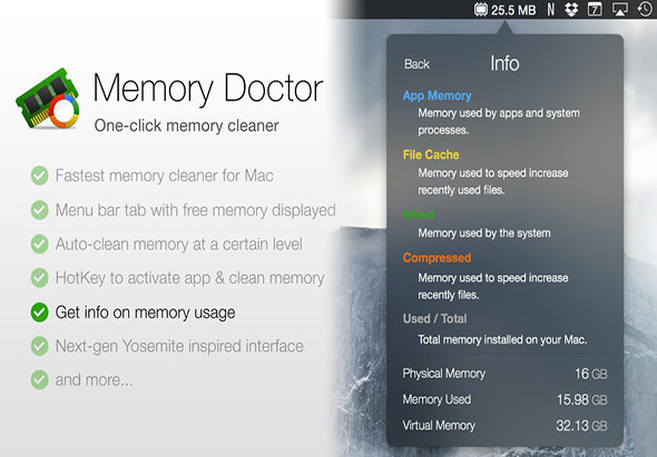 Memory Doctor Pro 1.0.1 for Mac|Mac版下载 | 