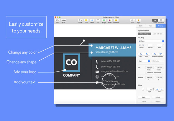 Business Card Maker for Pages 1.0 for Mac|Mac版下载 | 