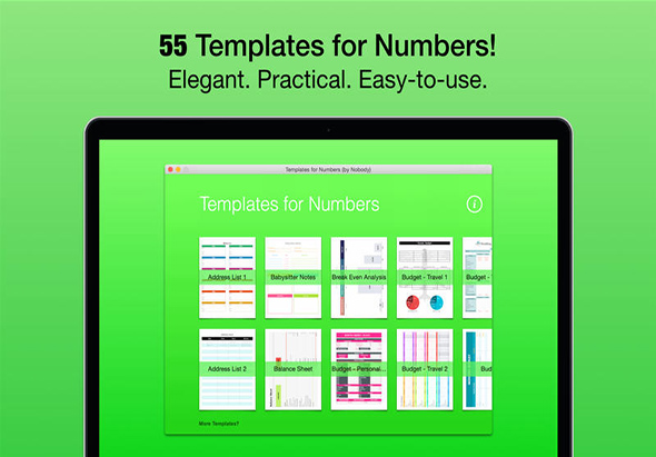 Templates for Numbers (by Nobody) 1.1 for Mac|Mac版下载 | 