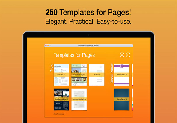 Templates for Pages (by Nobody) 2.3 for Mac|Mac版下载 | 