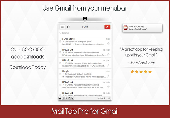 Mailtab Pro for GMail 7.7 for Mac|Mac版下载 | 