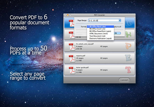 PDF Converter 5.0.6 for Mac|Mac版下载 | 