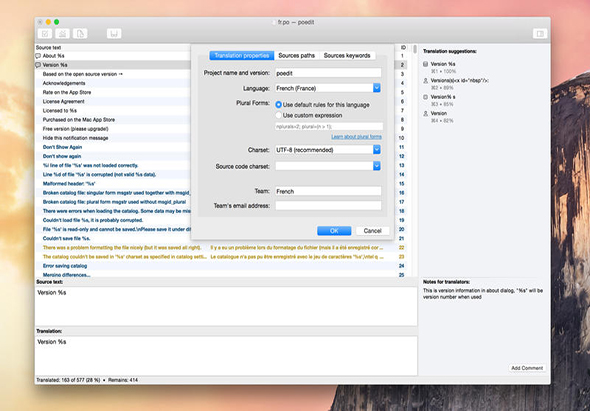 Poedit 1.8.7 for Mac|Mac版下载 | 