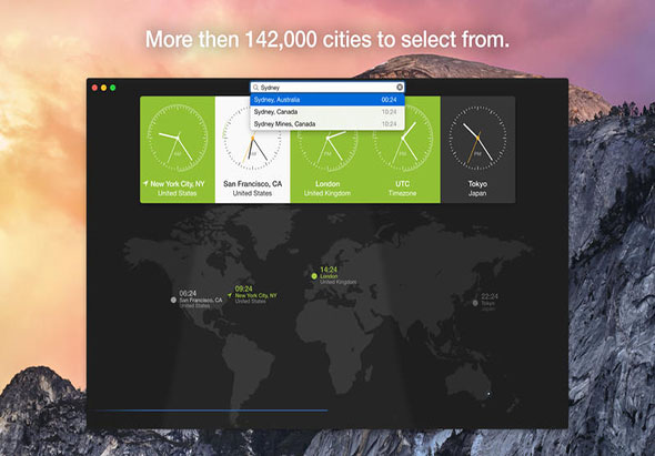 World Clock 1.2.5 for Mac|Mac版下载 | 
