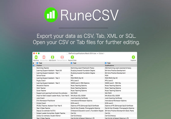 RuneCSV 2.4 for Mac|Mac版下载 | 