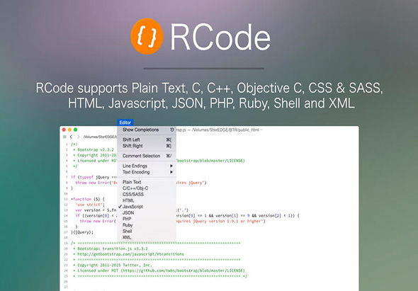 RCode 2.8 for Mac|Mac版下载 | 