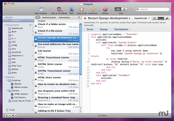 Snippets 1.4.4 for Mac|Mac版下载 | 
