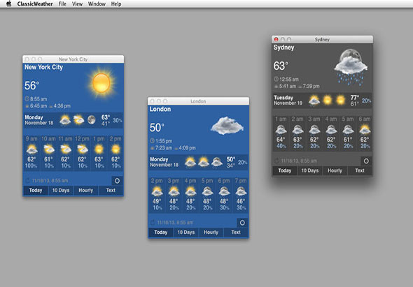 ClassicWeather HD 1.7 for Mac|Mac版下载 | 