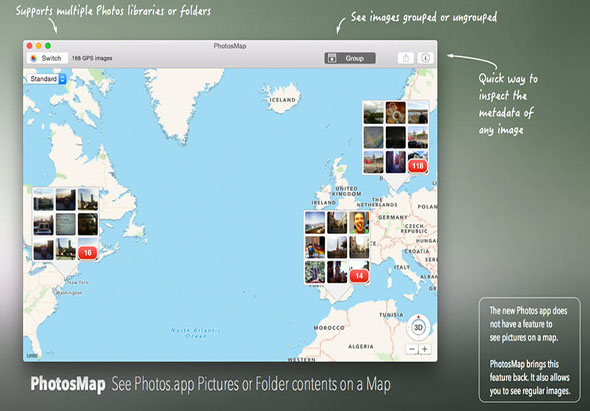 PhotosMap 1.0 for Mac|Mac版下载 | 