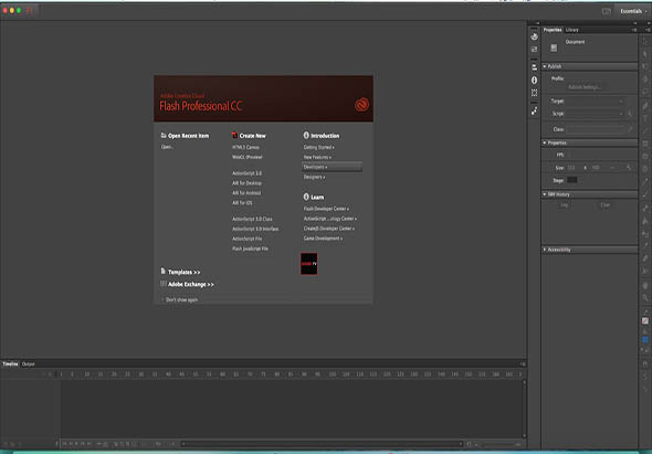 Adobe Flash Professional CC 2015 2015 for Mac|Mac版下载 | FL CC 2015