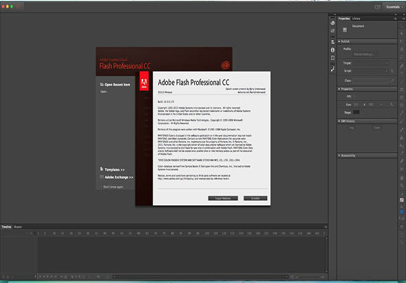 Adobe Flash Professional CC 2015 2015 for Mac|Mac版下载 | FL CC 2015