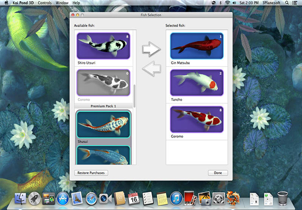 Koi Pond 3D 1.2.0 for Mac|Mac版下载 | 