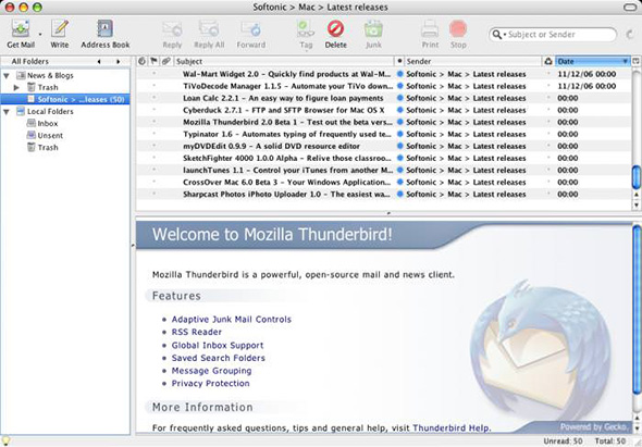 Thunderbird 31.6 for Mac|Mac版下载 | 