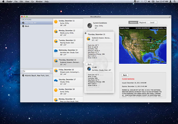 MenuWeather 4.2.5 for Mac|Mac版下载 | 